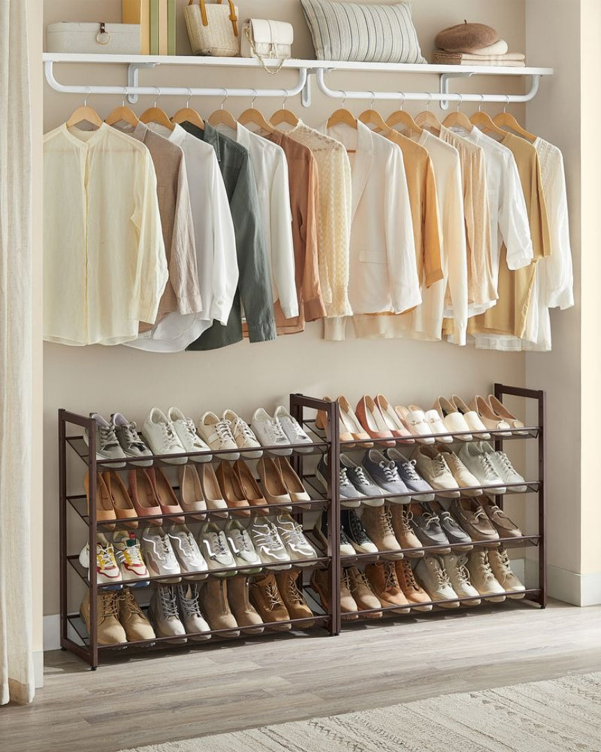 8 Tier Shoe Rack With Metal Shelves – product view 7 | Ridgefield Furniture