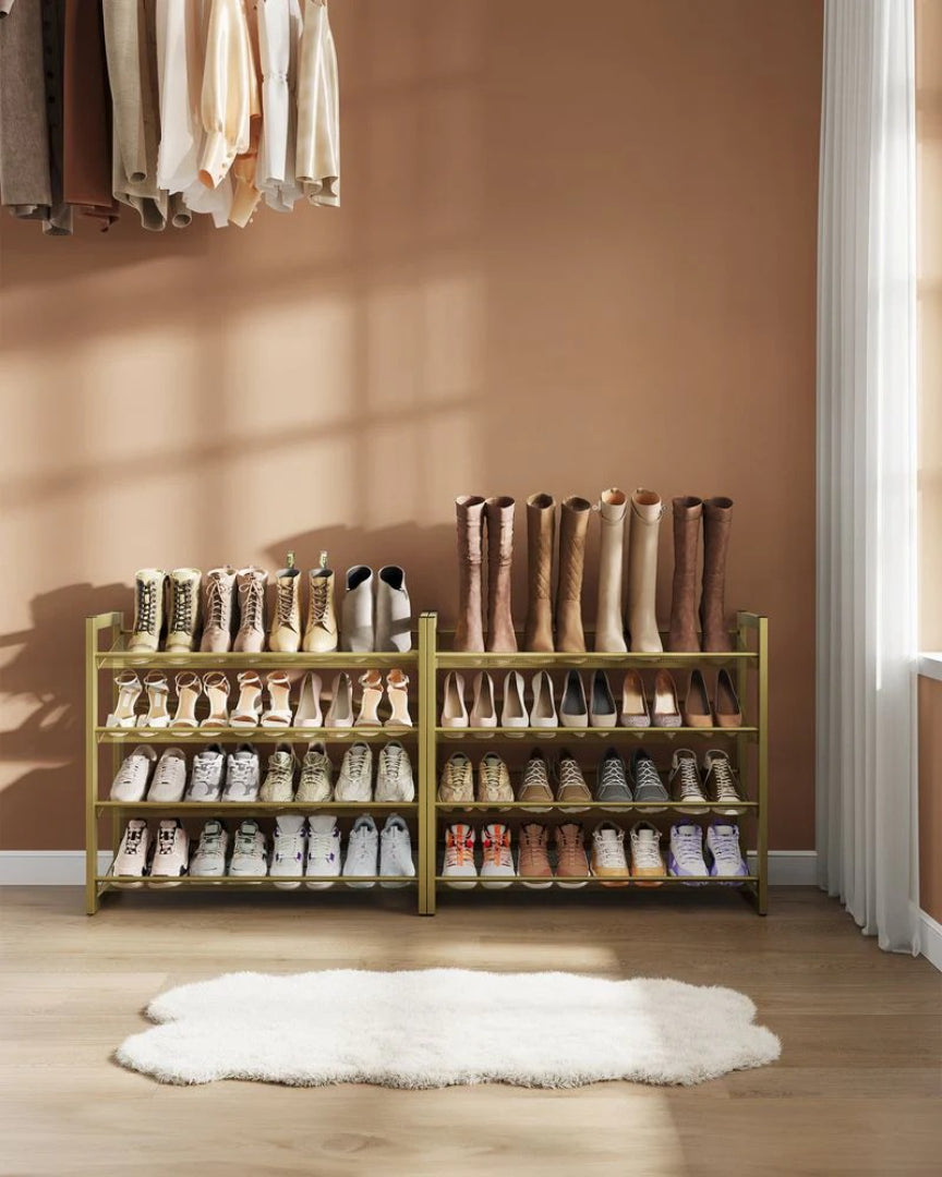 8 Tier Shoe Rack With Metal Shelves – product view 21 | Ridgefield Furniture
