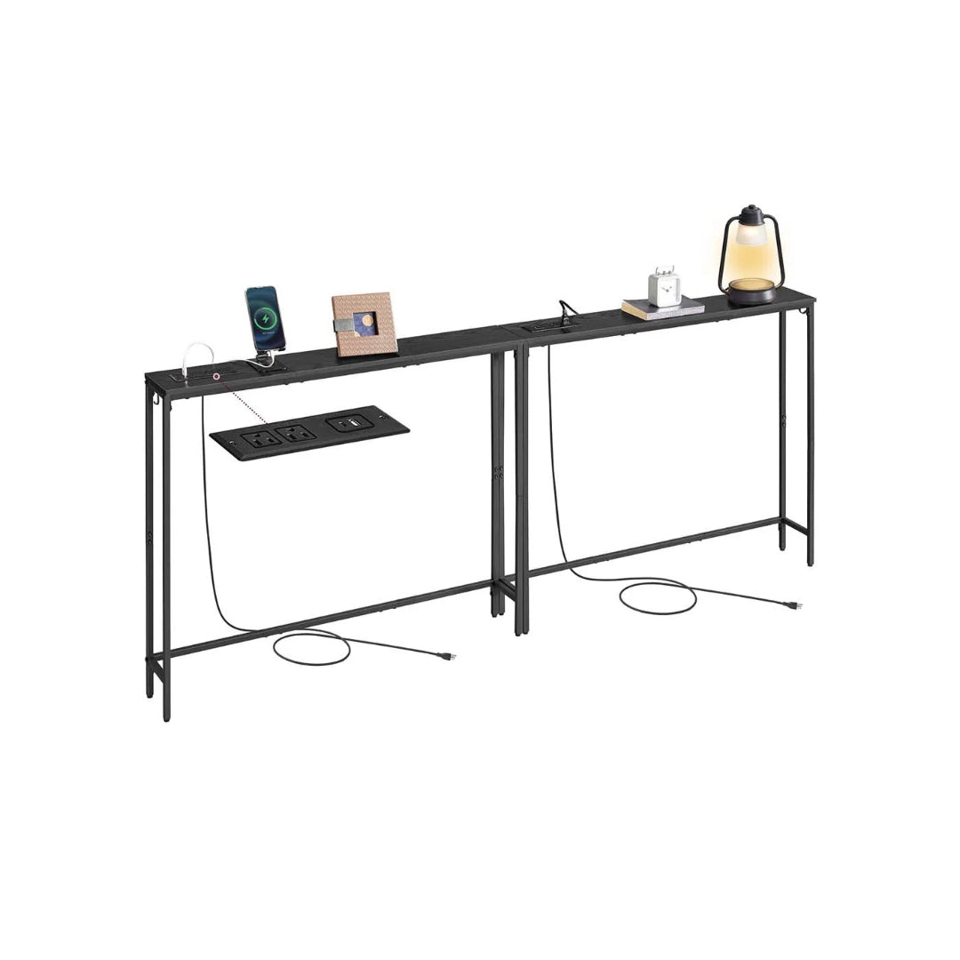 Console Table Set Of 2 With Power Outlets – product view 2 | Ridgefield Furniture