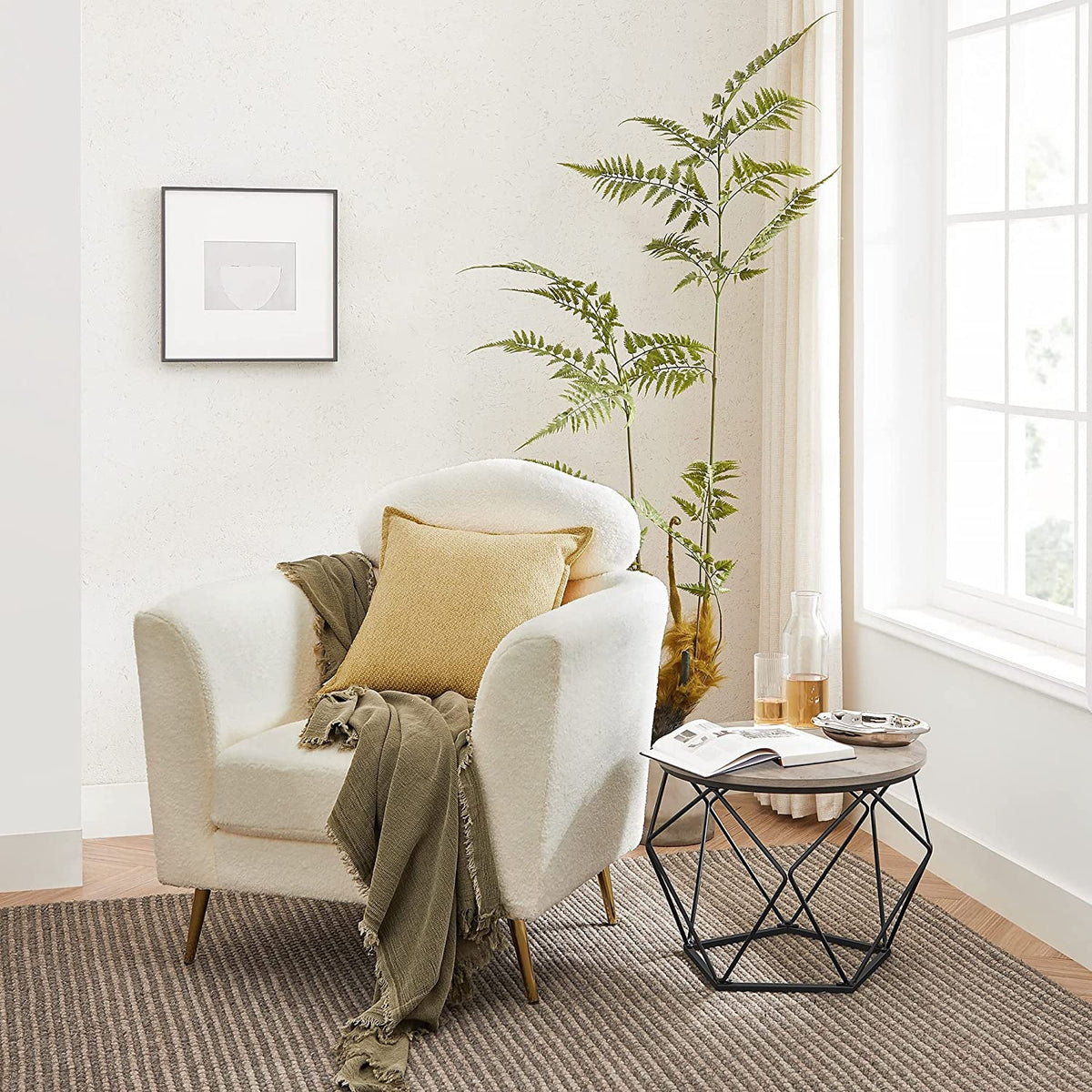 Set Of 2 Round Coffee Tables, Nesting Side Tables 19.7 And 23.6 Inch - product photo 36