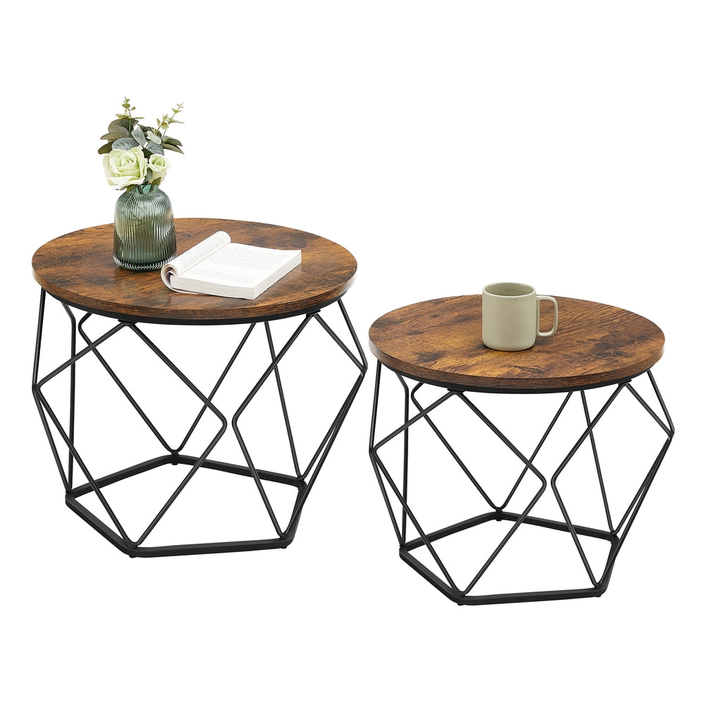 Set Of 2 Small Coffee Table - product photo 01