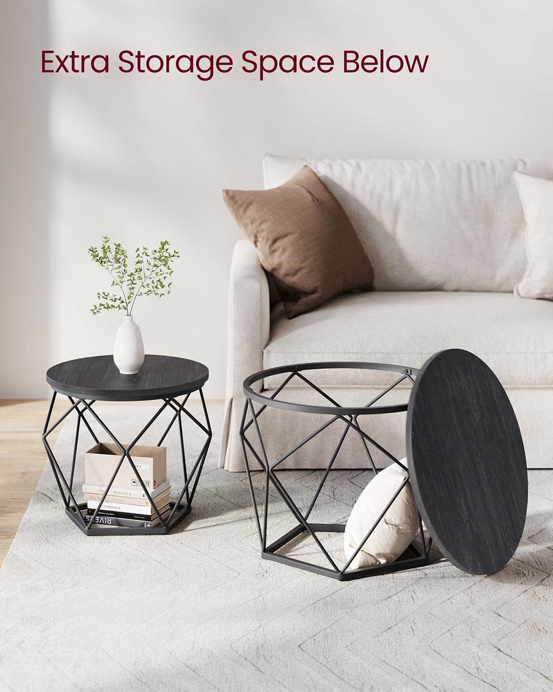 Set Of 2 Small Coffee Table - product photo 16