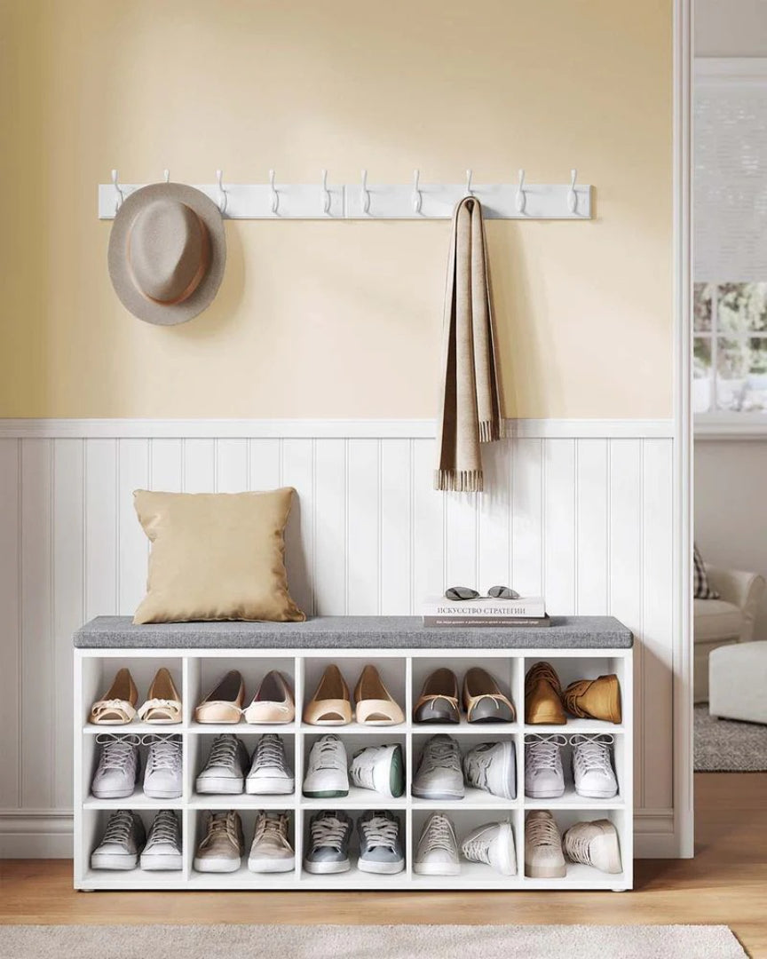 Shoe Storage Bench With Cushion – product view 7 | Ridgefield Furniture
