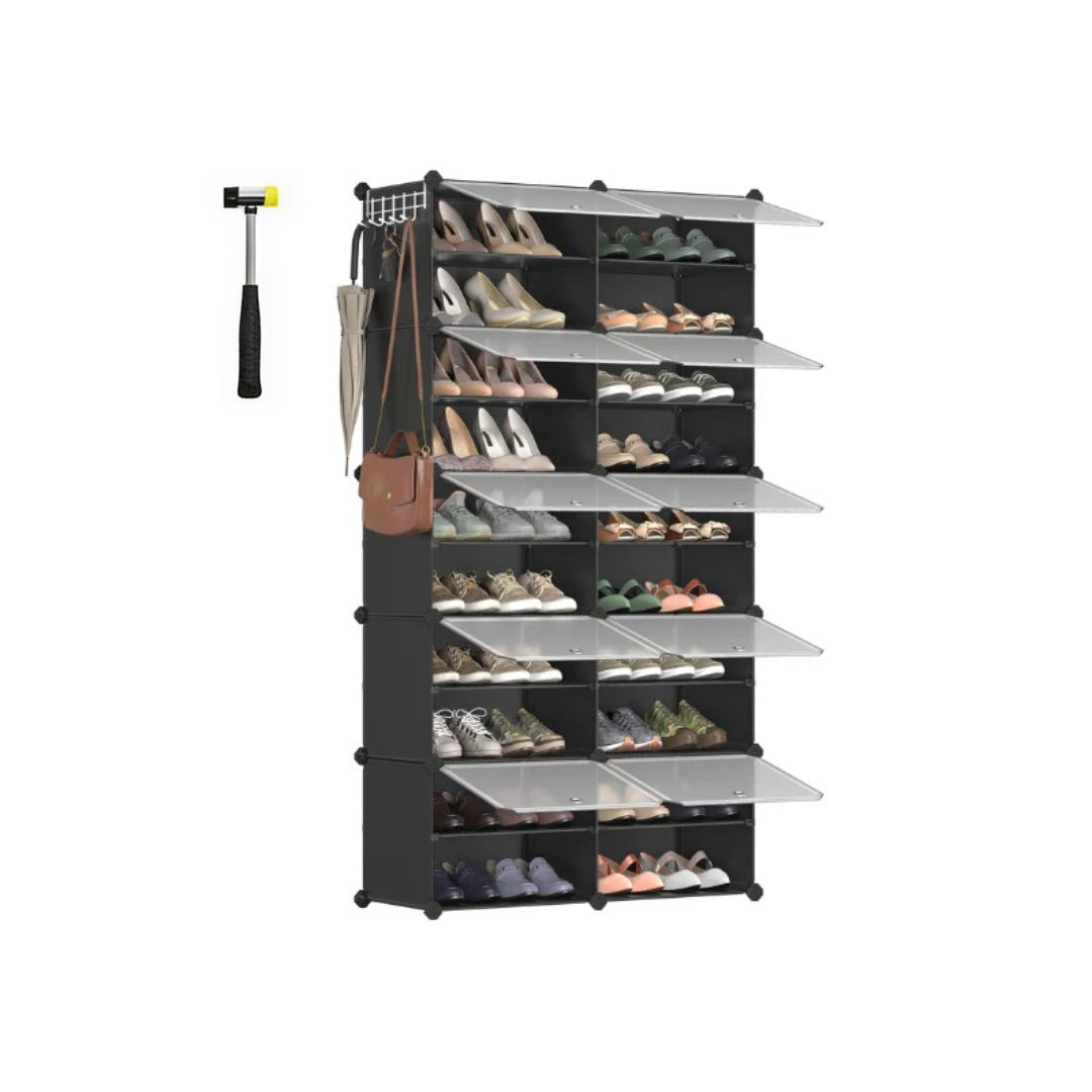 Shoe Organizer Cabinet With Doors 4 To 10 Cubes – product view 6 | Ridgefield Furniture
