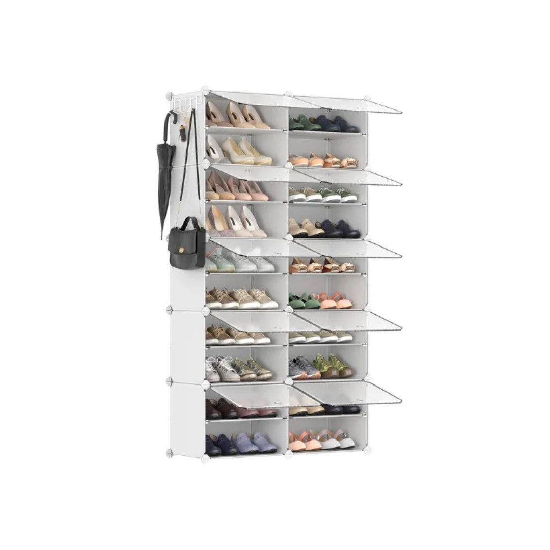 Shoe Organizer Cabinet With Doors 4 To 10 Cubes – product view 7 | Ridgefield Furniture