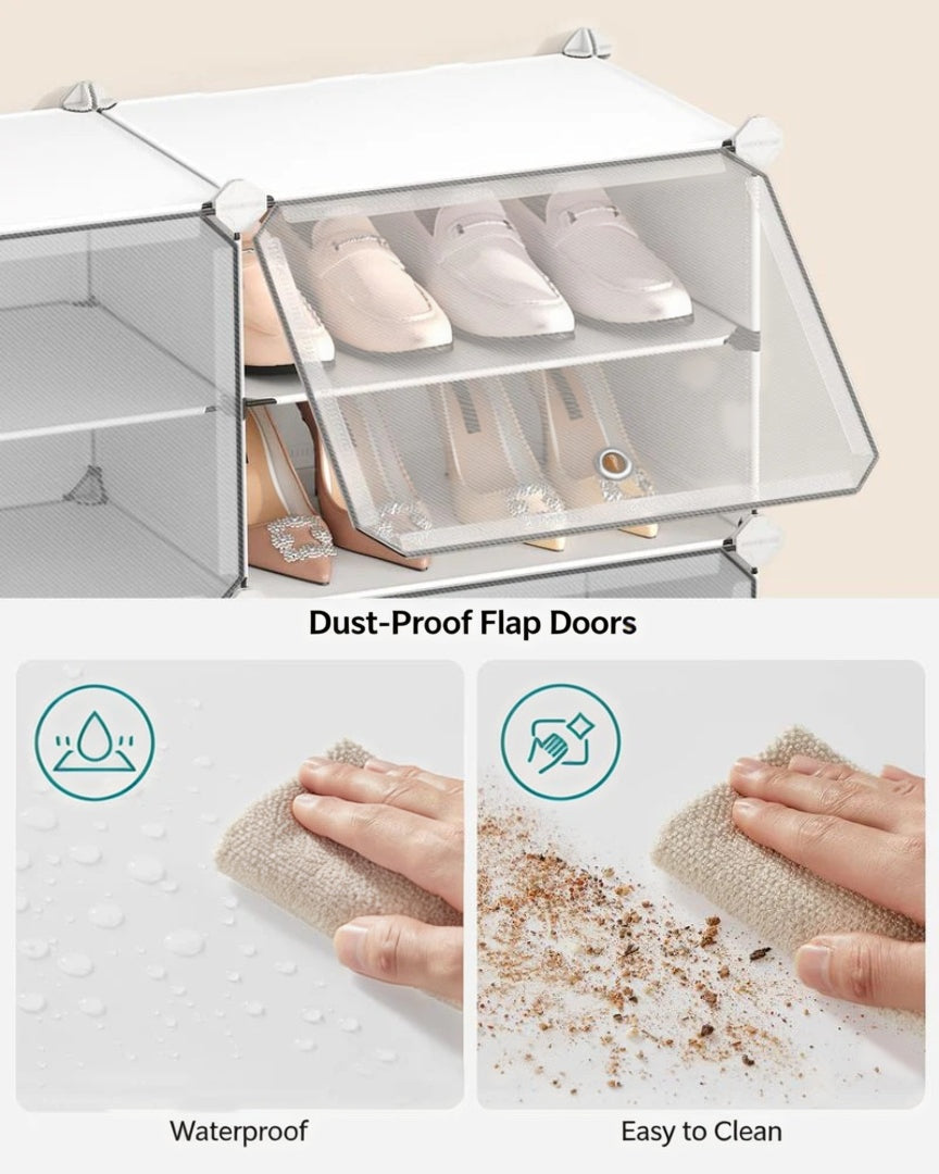 Shoe Organizer Cabinet With Doors 4 To 10 Cubes – product view 13 | Ridgefield Furniture