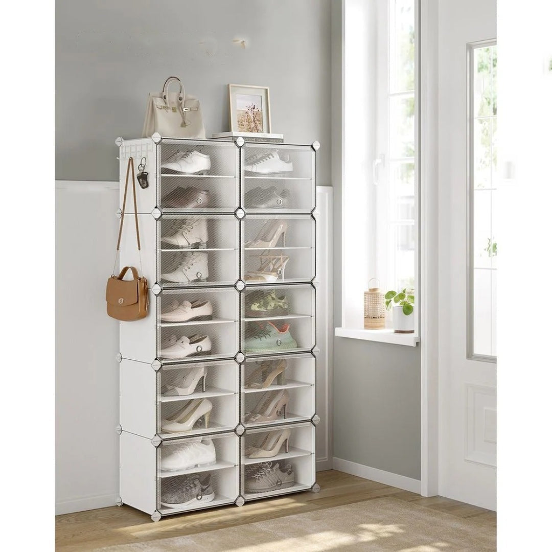 Shoe Organizer Cabinet With Doors 4 To 10 Cubes – product view 21 | Ridgefield Furniture