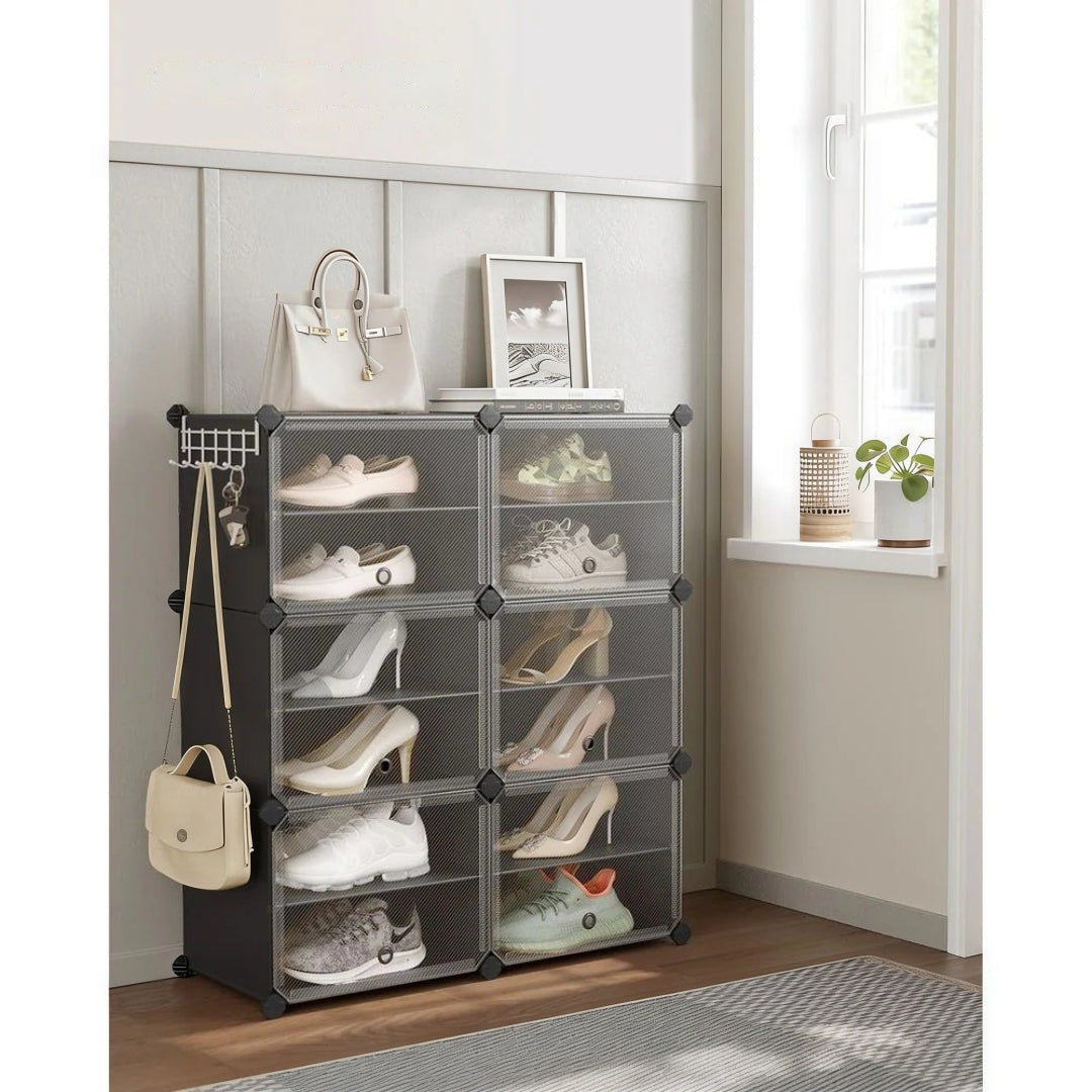 Shoe Organizer Cabinet With Doors 4 To 10 Cubes – product view 23 | Ridgefield Furniture