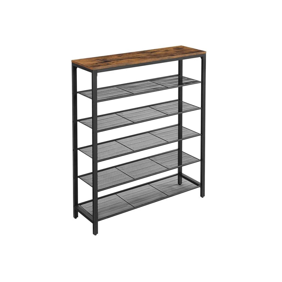 6/8 Tier Shoe Rack With Metal Shelves – product view 1 | Ridgefield Furniture