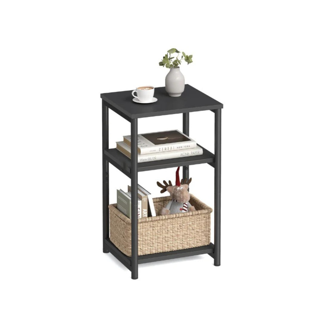 Small 3-Tier End Table with Open Storage – product view 2 | Ridgefield Furniture