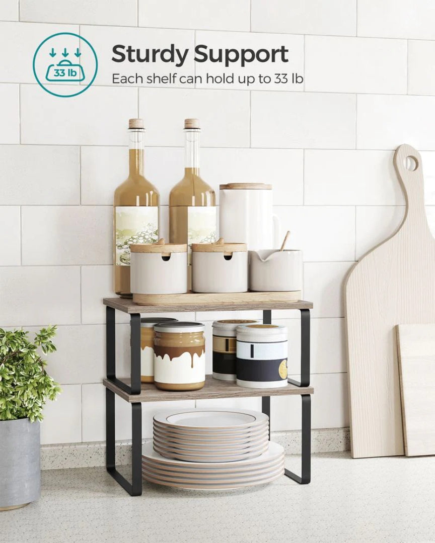Stackable Cabinet Counter Shelves Set of 2 – product view 32 | Ridgefield Furniture