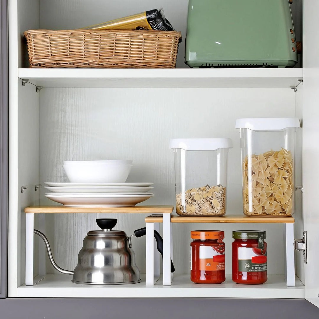 Stackable Kitchen Counter Shelves Set of 4 – product view 16 | Ridgefield Furniture