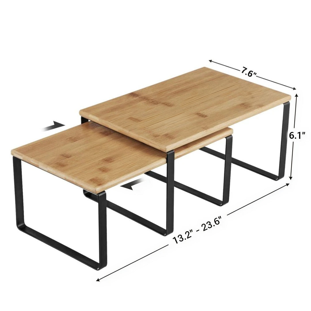 Stackable Kitchen Counter Shelves Set of 4 – product view 27 | Ridgefield Furniture