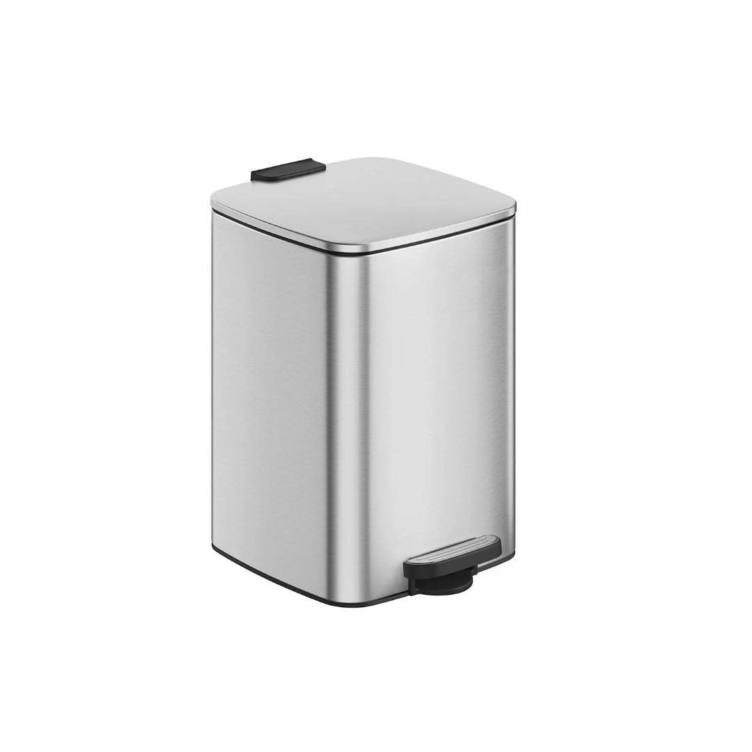 Stainless Steel Step Trash Can with Inner Bucket – product view 2 | Ridgefield Furniture