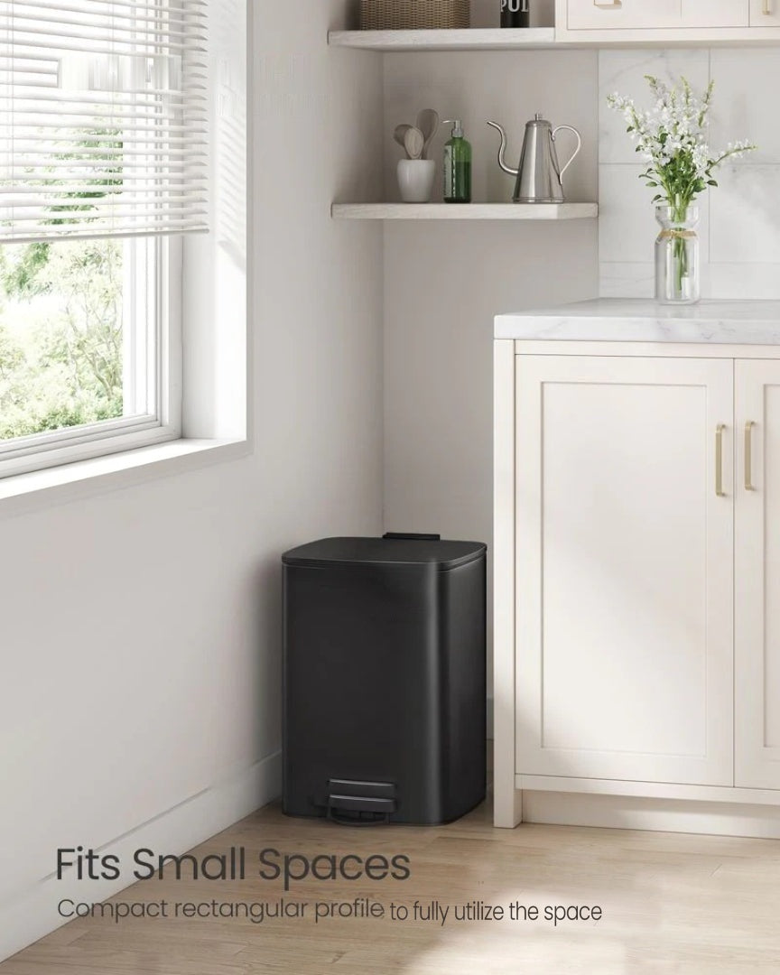 Stainless Steel Step Trash Can with Inner Bucket – product view 7 | Ridgefield Furniture