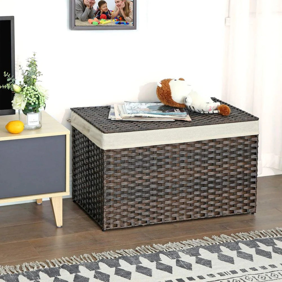 Storage Basket With Lid 105L Or 160L Laundry Hamper – product view 17 | Ridgefield Furniture