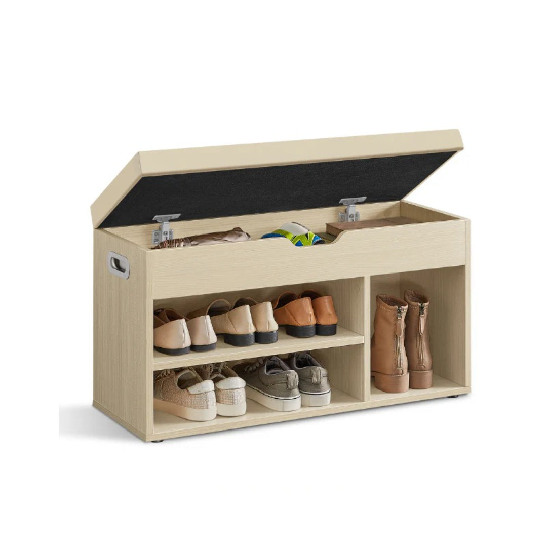 Shoe Storage Bench With Cushion – product view 2 | Ridgefield Furniture