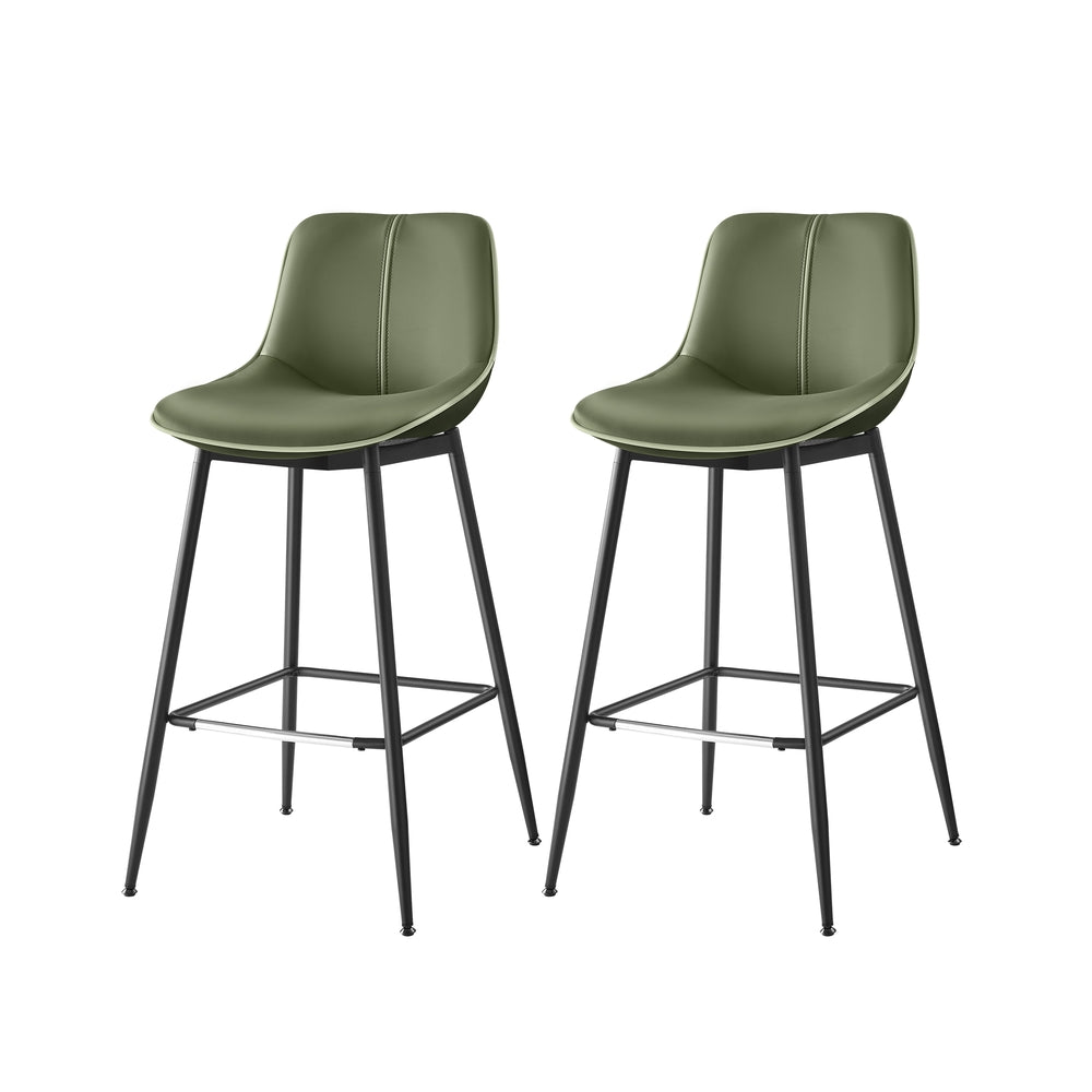 Synthetic Leather Bar Stools With Back - product photo 87