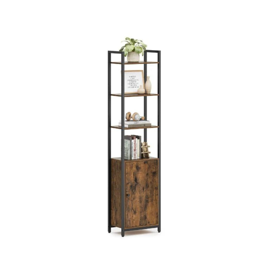 6 Tier Bookcase With Door – product view 1 | Ridgefield Furniture