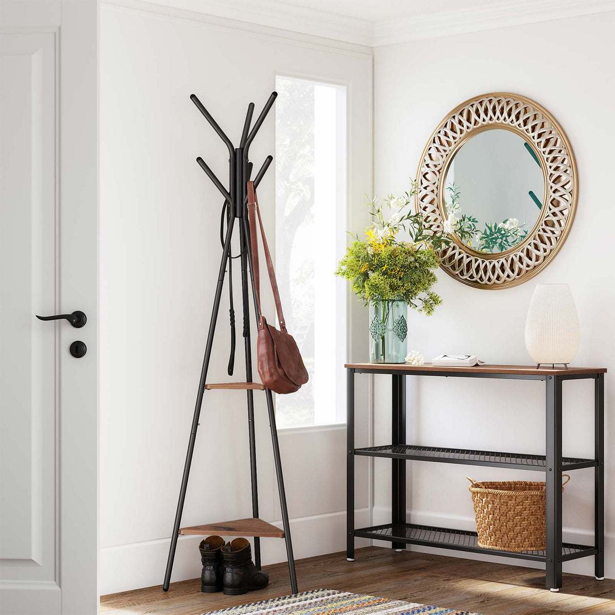 Tapered Coat Rack Stand - product photo 02