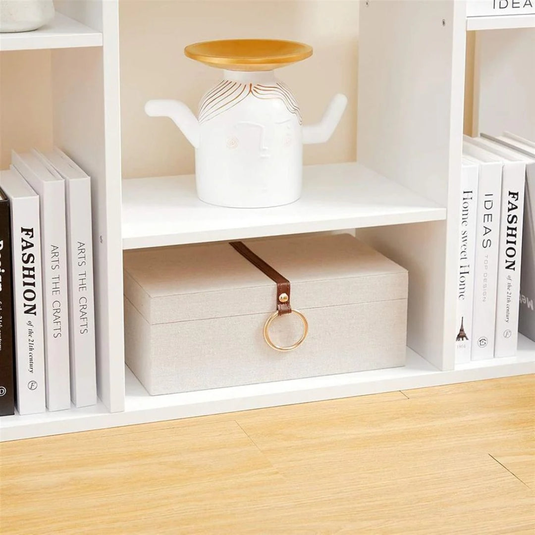Tree Bookshelf With 13 Shelves Space Saving Bookcase – product view 11 | Ridgefield Furniture