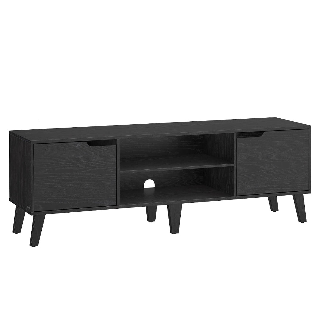 TV Stand For 65 Inch TVs With Cabinets And Adjustable Shelf – product view 2 | Ridgefield Furniture