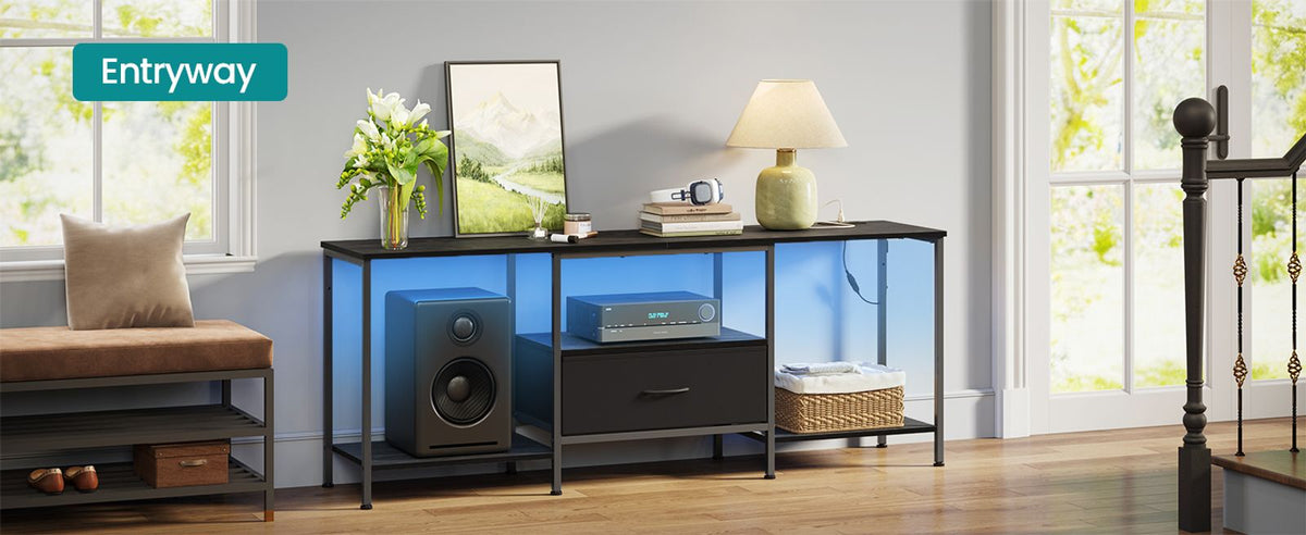 TV Stand For TVs Up To 70 Inches Entertainment Center Media Consolefor Living - product photo 09