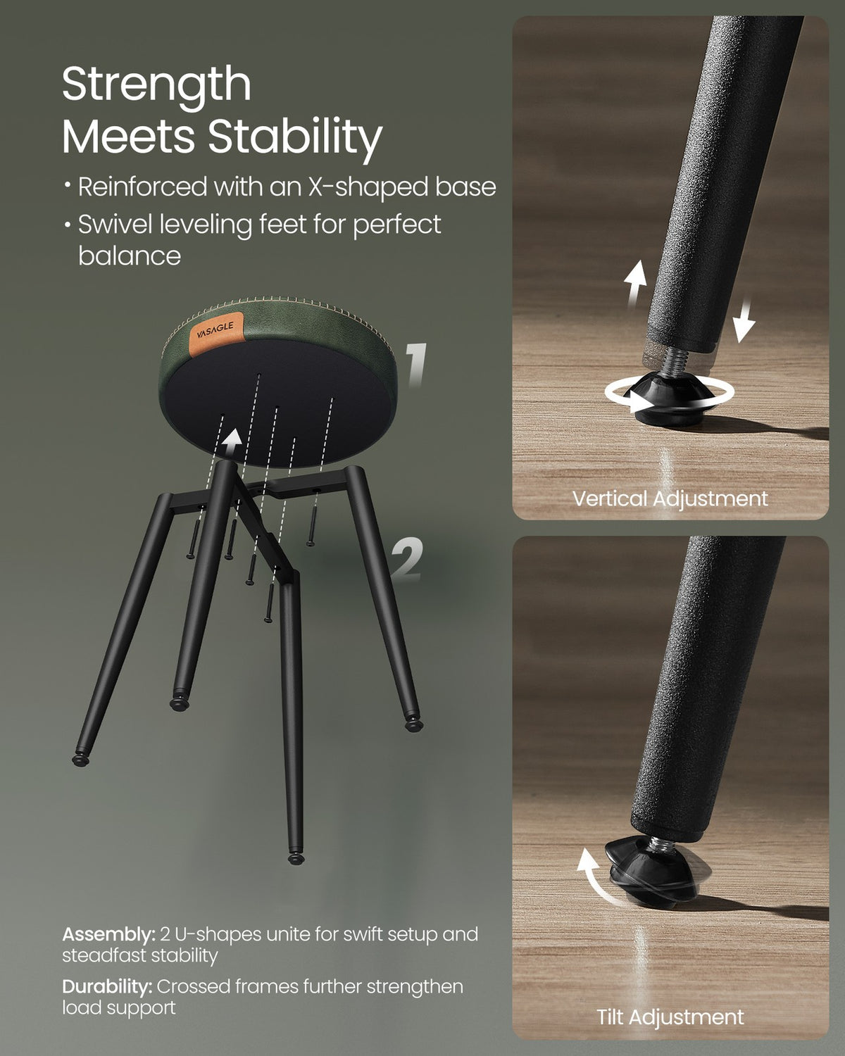 Upholstered Kitchen Stools - product photo 38