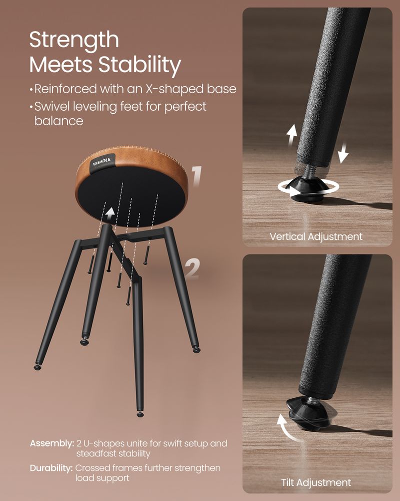 Upholstered Kitchen Stools - product photo 44