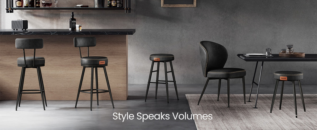 Upholstered Kitchen Stools With Steel Legs, Set Of 1, 2 Or 4 - product photo 50
