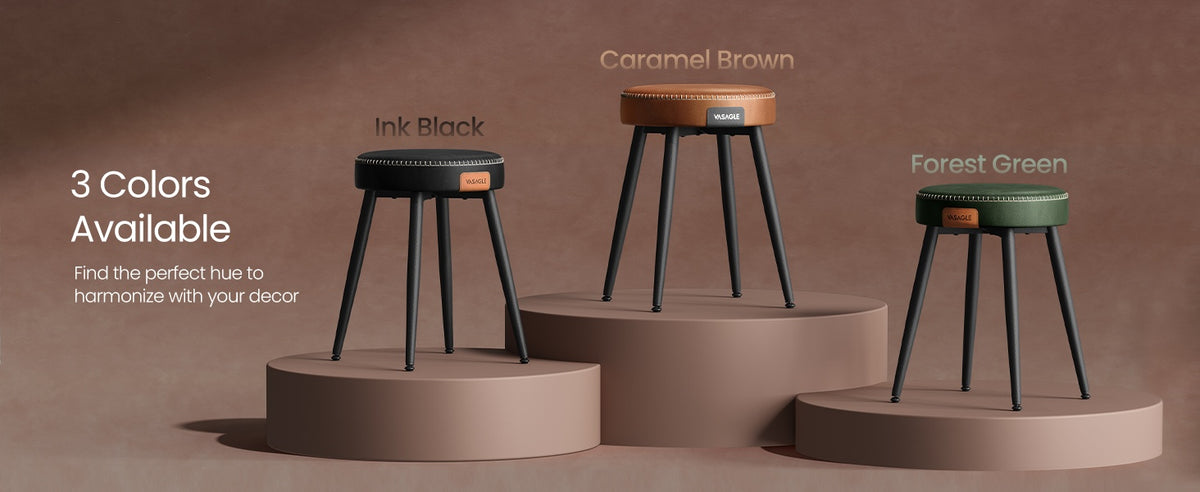 Upholstered Kitchen Stools With Steel Legs, Set Of 1, 2 Or 4 - product photo 60