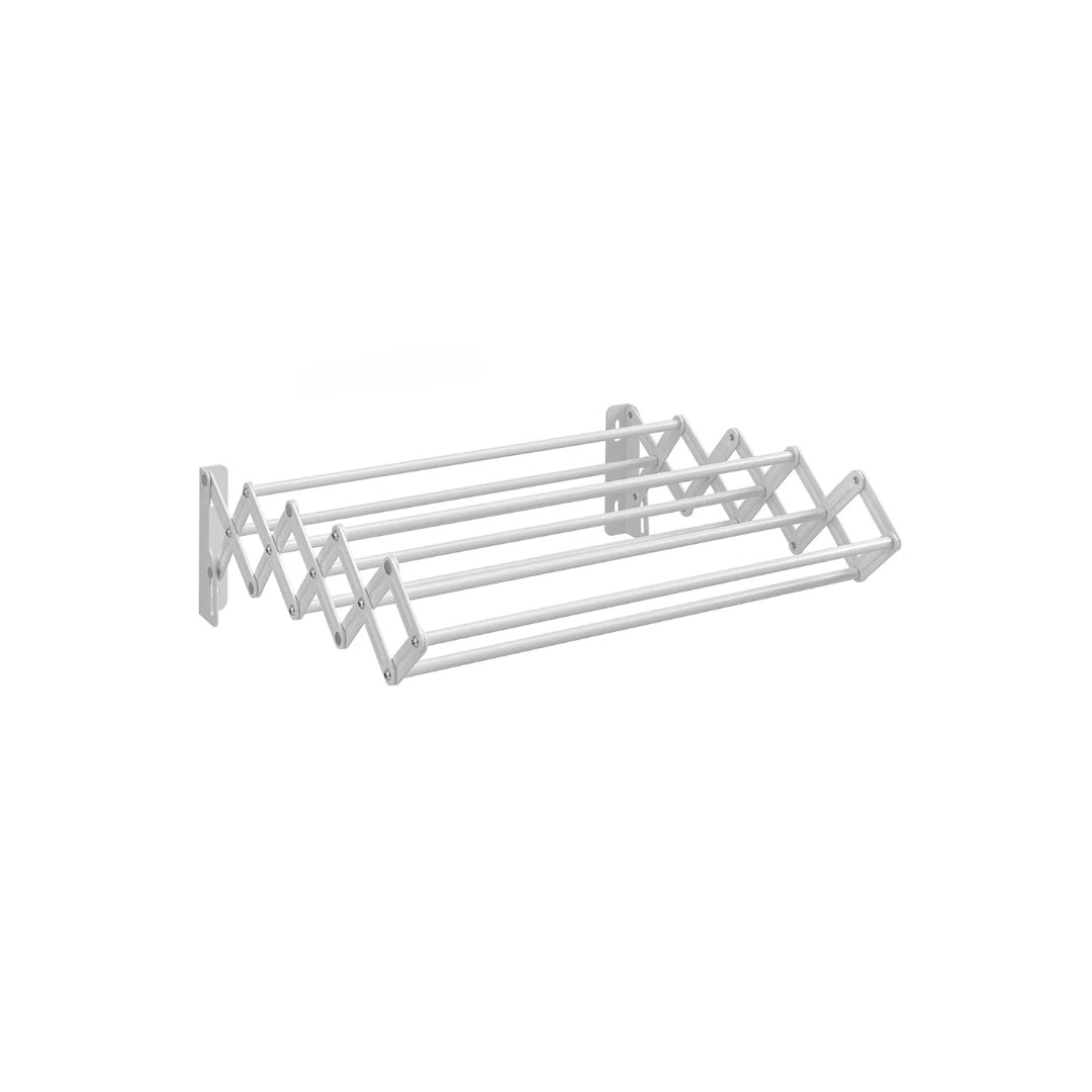 Wall Mounted Clothes Drying Rack Expandable 9 Rod Steel Airer – product view 1 | Ridgefield Furniture