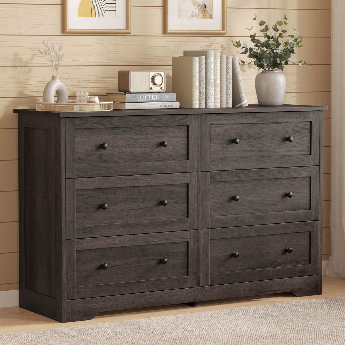 Wood Dresser With Spacious Drawer Storage - ULTS663TA01S