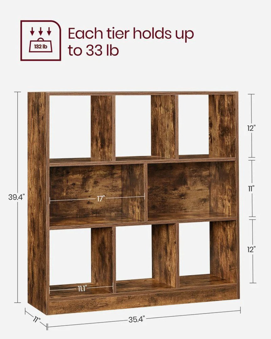 Bookcase With 8 Open Compartments – product view 7 | Ridgefield Furniture