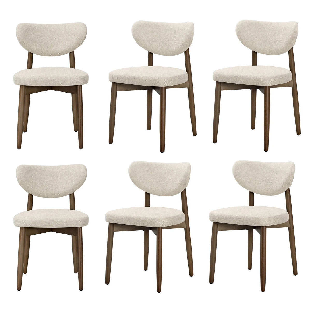 Wooden Dining Chairs - UKDC668L101-3J