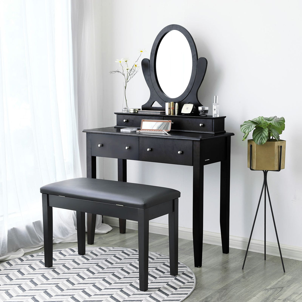 Wooden Duet Piano Bench - product photo 19