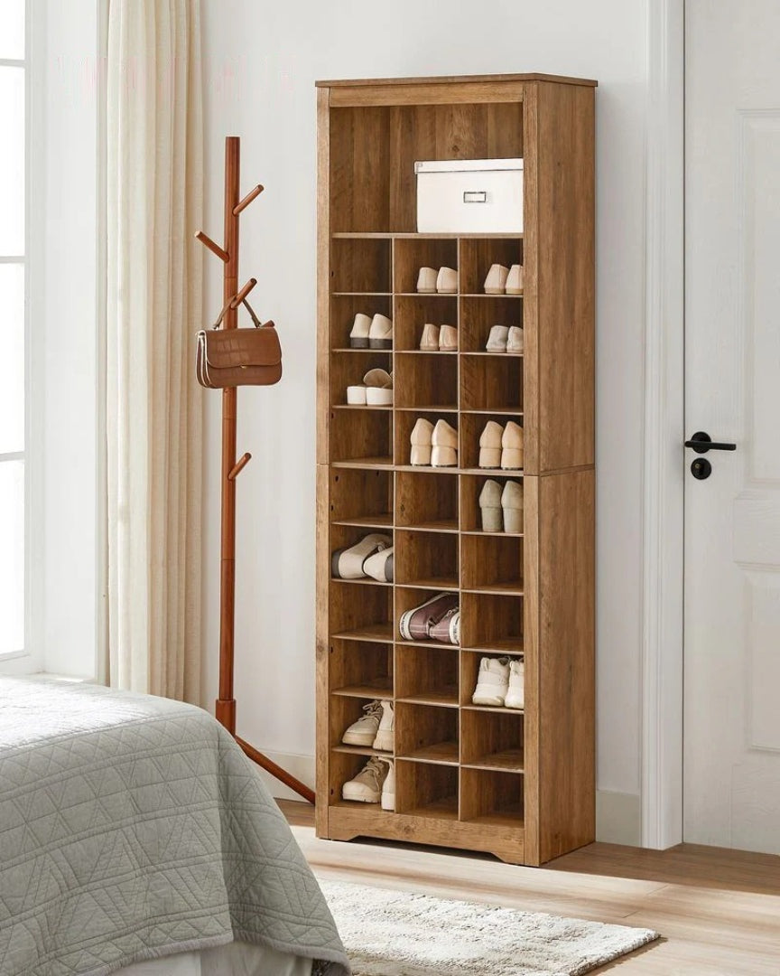 10 Tier Shoe Rack Organizer With Storage Compartments – product view 3 | Ridgefield Furniture