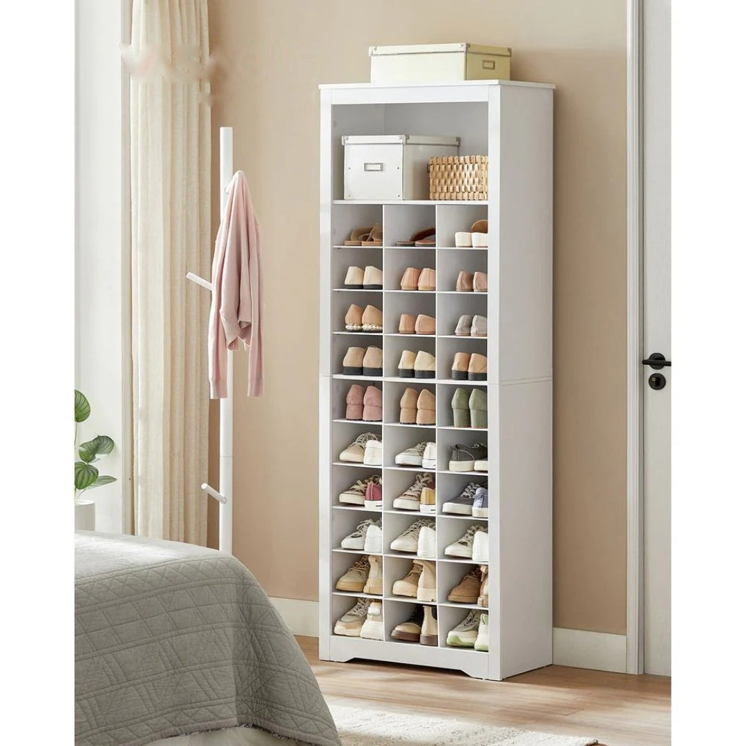 10 Tier Shoe Rack Organizer With Storage Compartments – product view 9 | Ridgefield Furniture