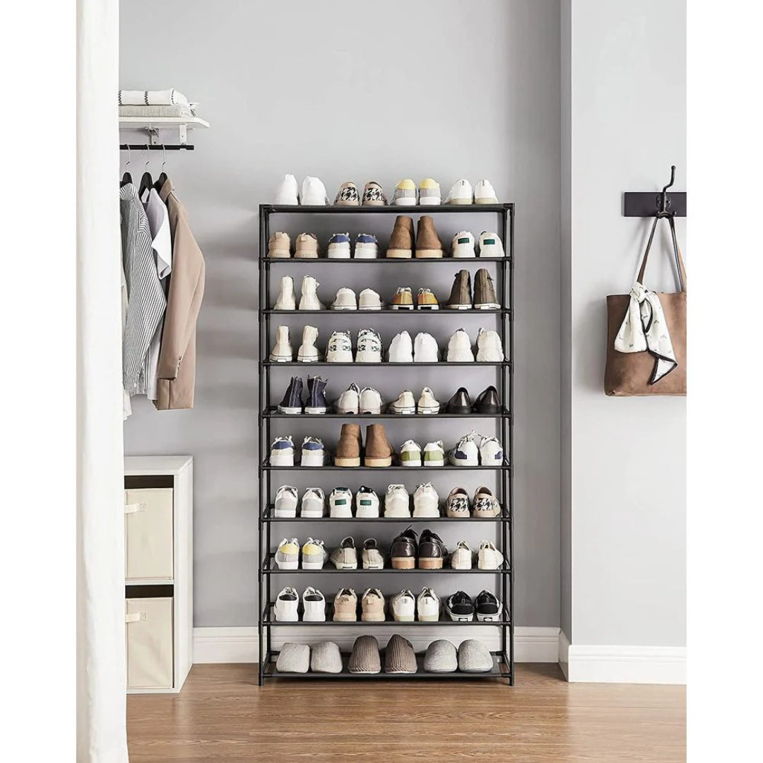 10 Tier Shoe Rack For Closet – product view 3 | Ridgefield Furniture