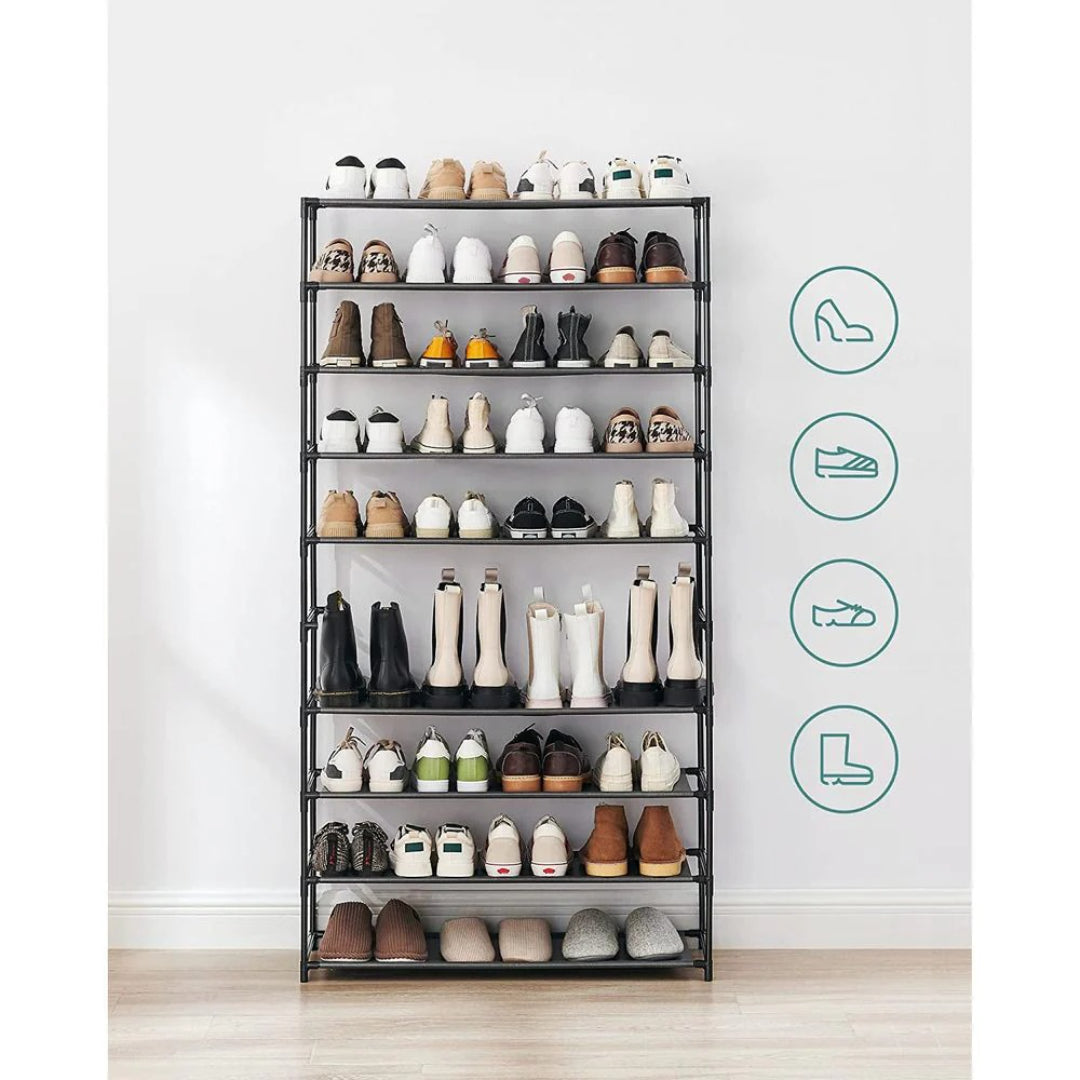 10 Tier Shoe Rack For Closet – product view 8 | Ridgefield Furniture