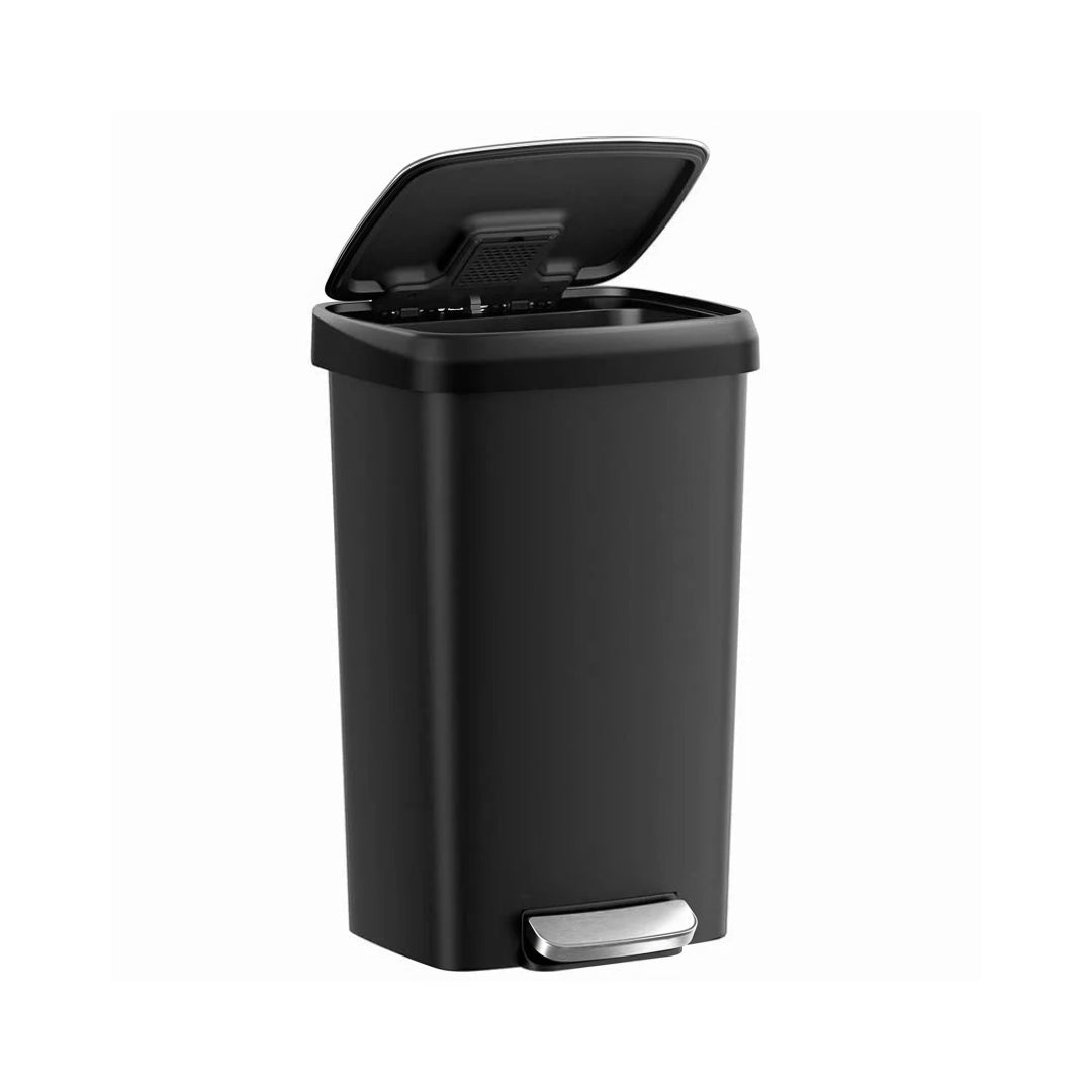 12-Gallon Kitchen Trash Can with Soft-Close Lid and Pedal – product view 1 | Ridgefield Furniture