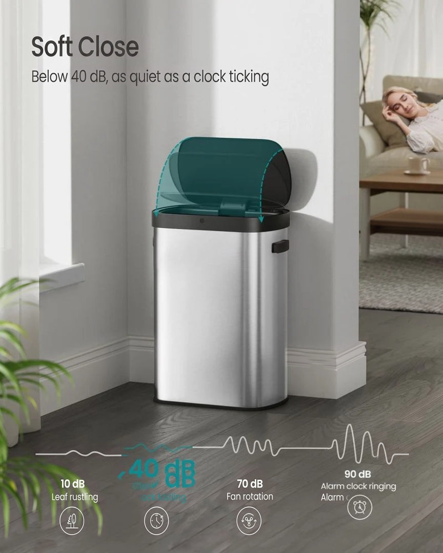 13-Gallon Motion Sensor Trash Can with Soft-Close Lid – product view 10 | Ridgefield Furniture