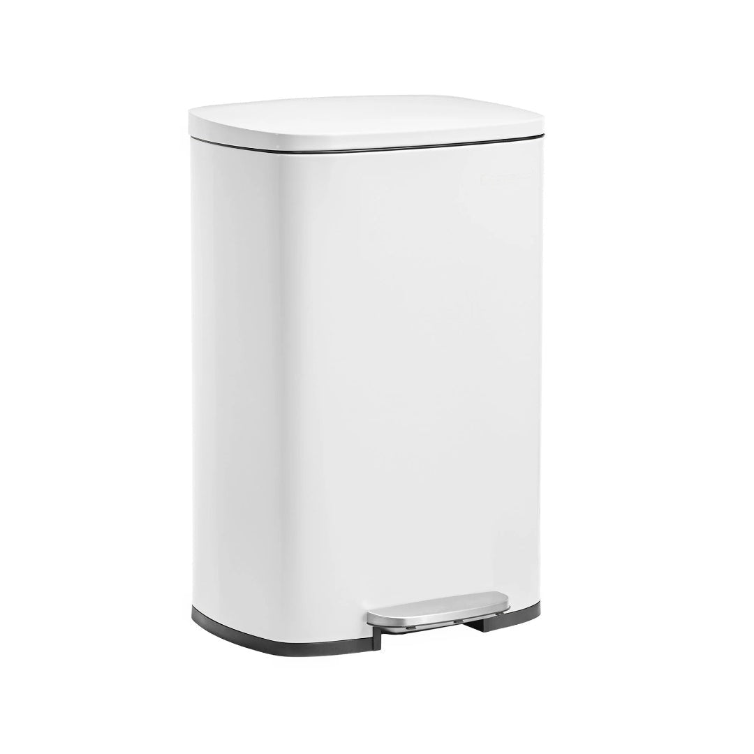 13-Gallon Stainless Steel Step Trash Can with Soft-Close Lid – product view 3 | Ridgefield Furniture