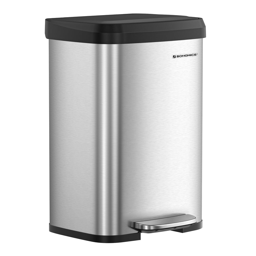 13-Gallon Stainless Steel Trash Can - product photo 01