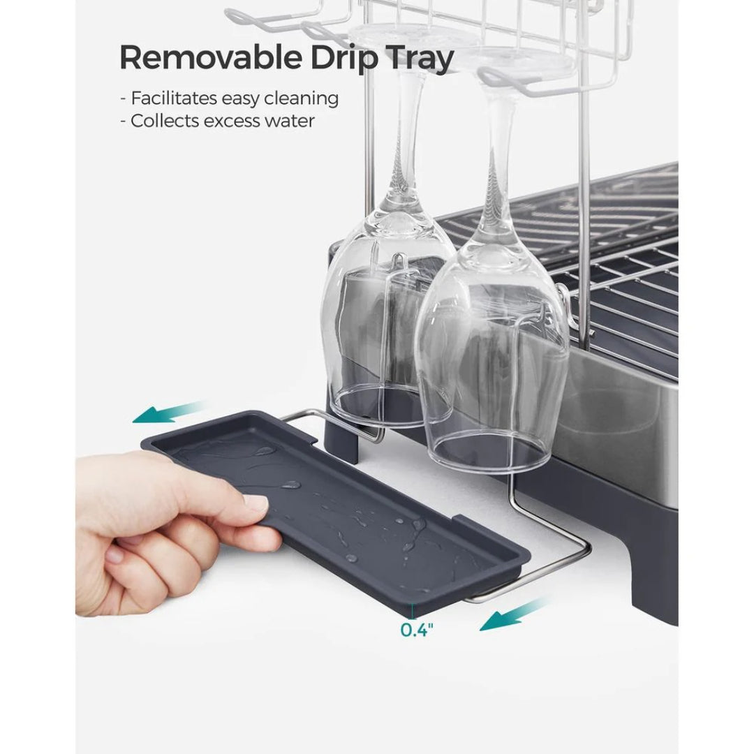 2-Tier Dish Drying Rack with Drainboard – product view 14 | Ridgefield Furniture