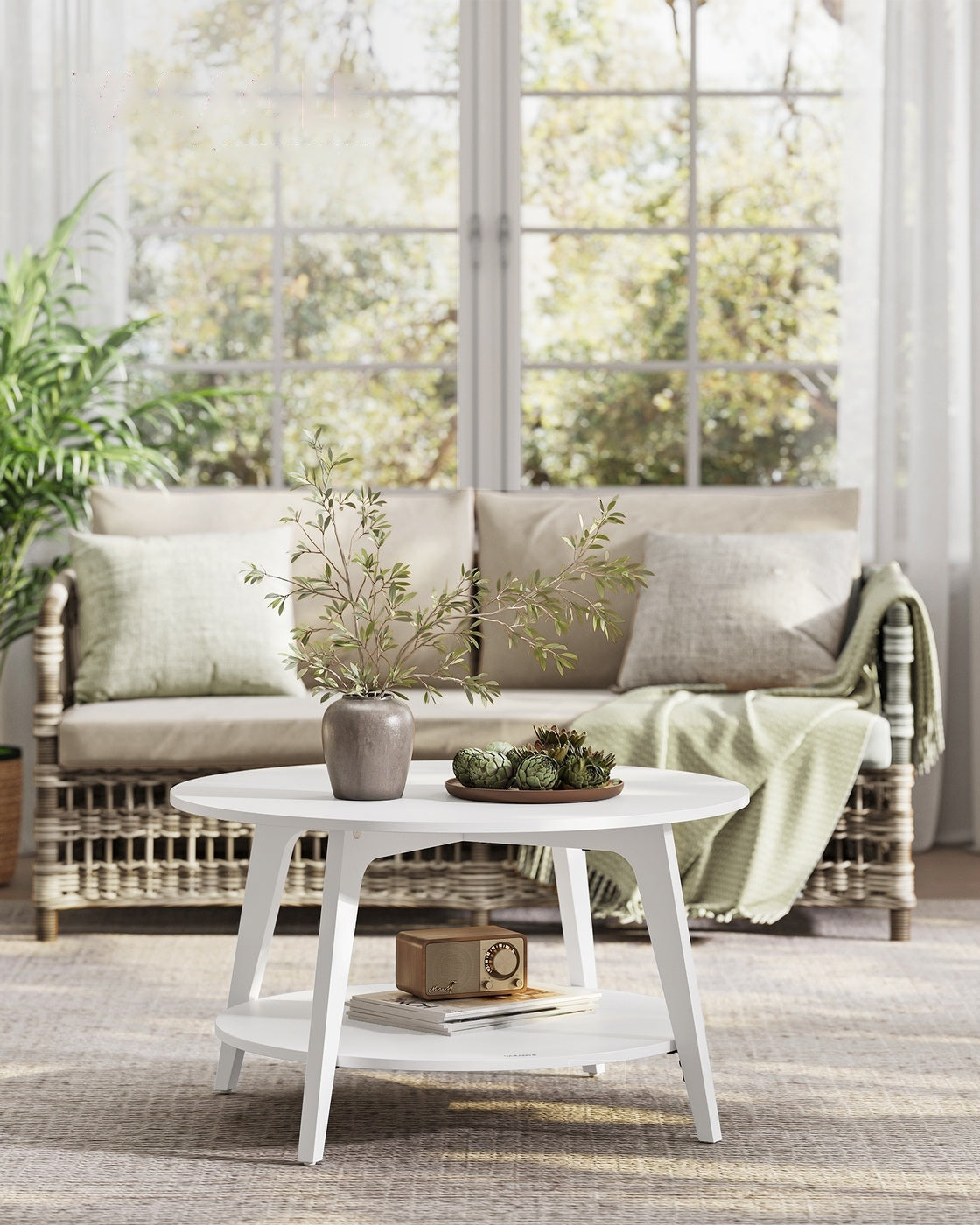 2 Tier Round Coffee Table - product photo 02