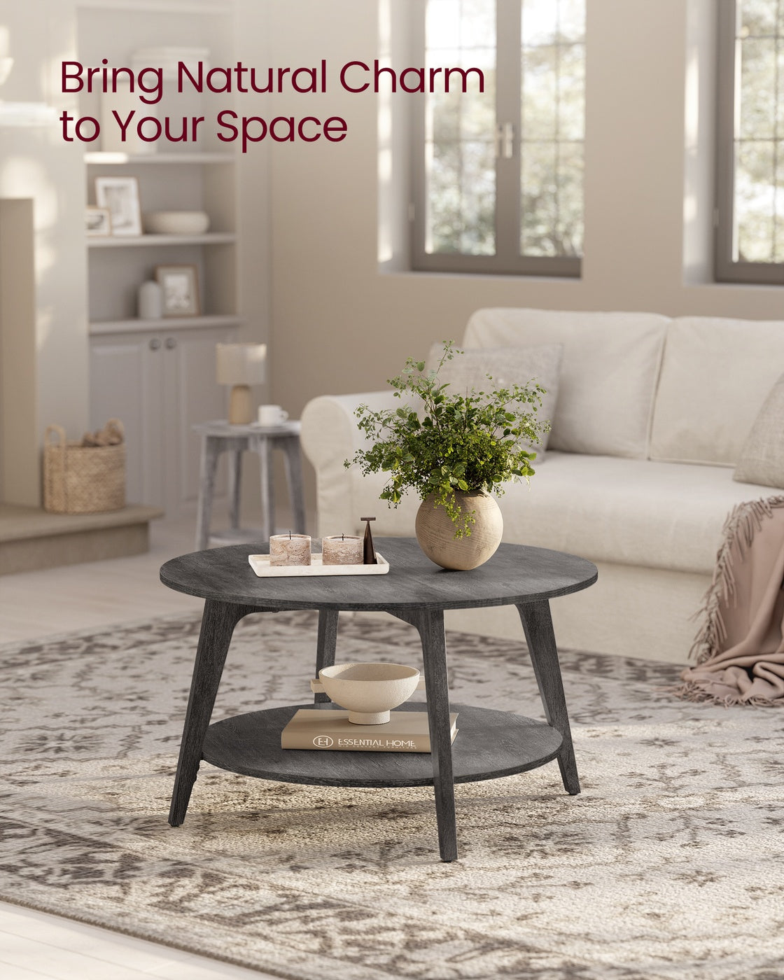2 Tier Round Coffee Table - product photo 10