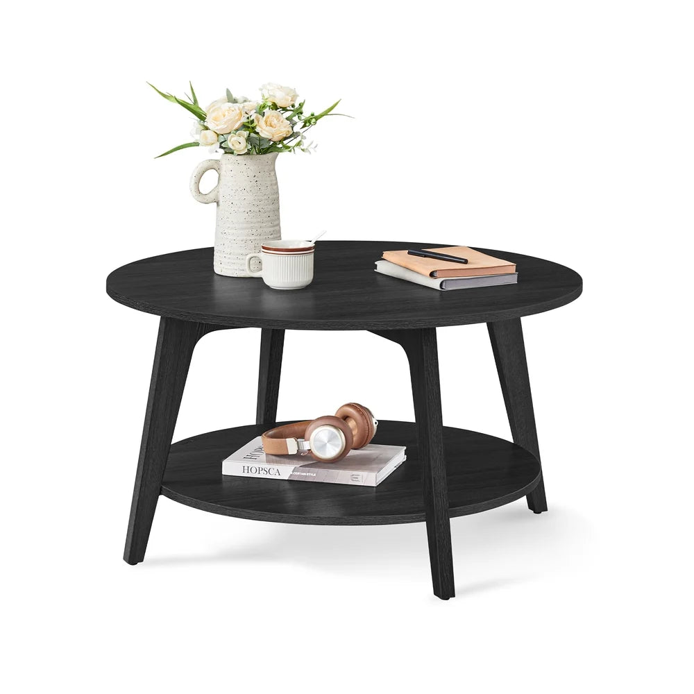 2 Tier Round Coffee Table - ULCT243B22