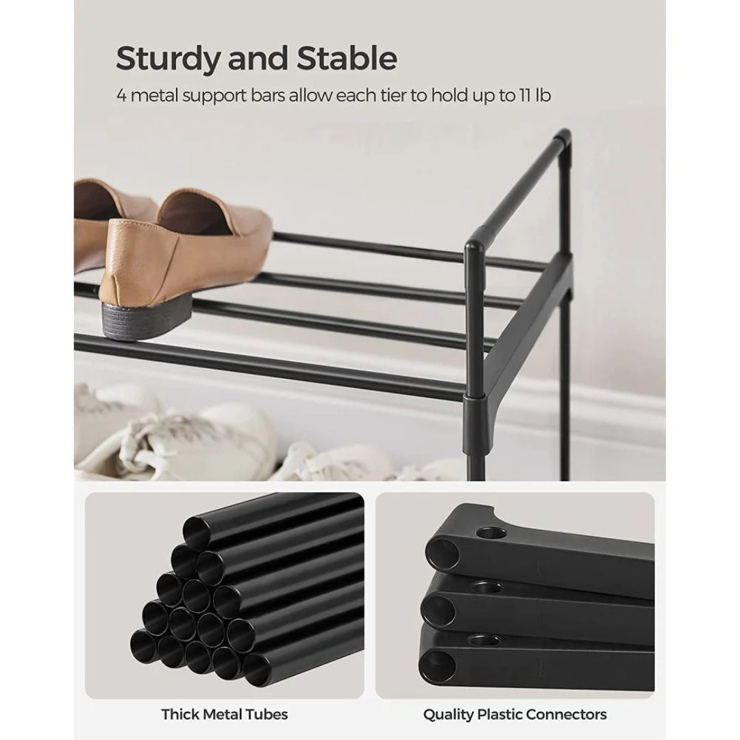 2/3/4/10 Tier Metal Shoe Rack – product view 10 | Ridgefield Furniture