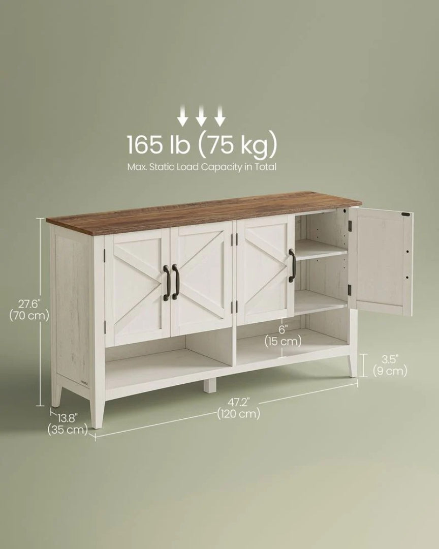 3 Tier Shoe Cabinet With Adjustable Shelf – product view 9 | Ridgefield Furniture
